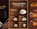 Thiết kế menu thức uống quán cafe cần lưu ý gì